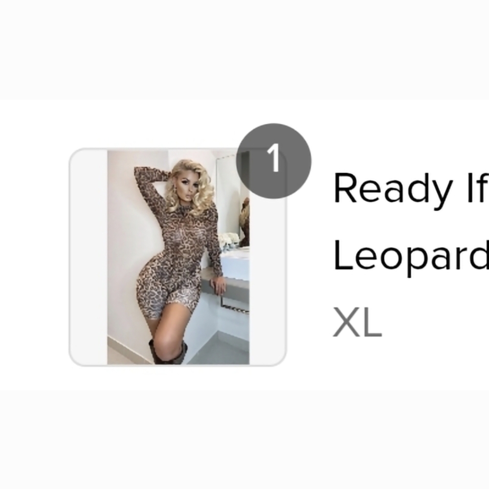 FN 2 piece biker leopard set